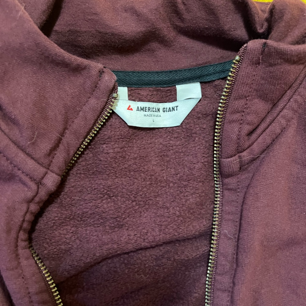American Giant zip up